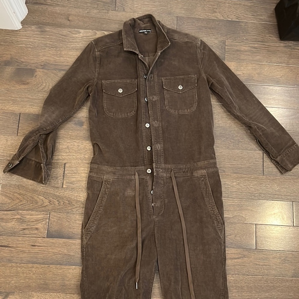 James perse corduroy jumpsuit